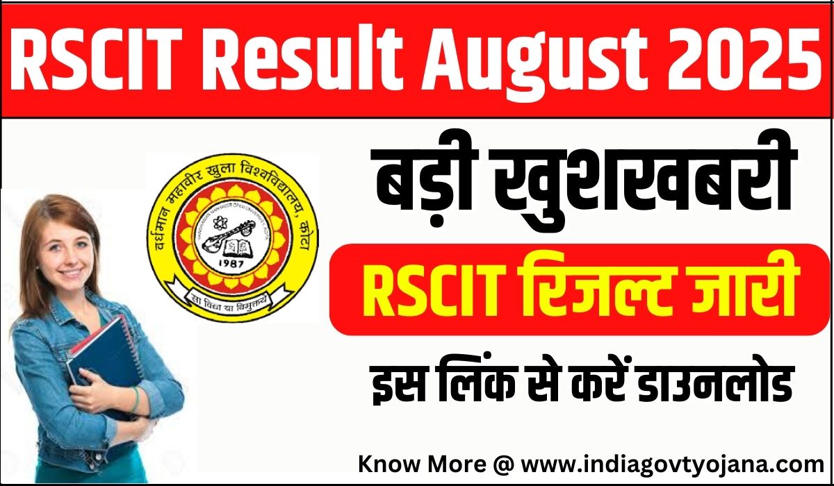 RSCIT Result August 2025